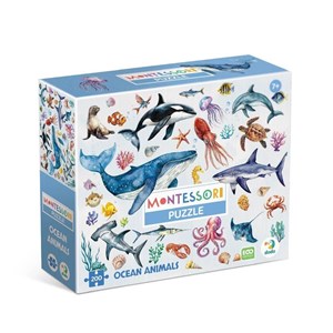 Bild von Puzzle Montessori - Zwierzęta oceaniczne, 200 el.