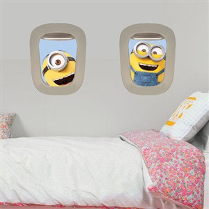 Obrazek NAKLEJKI MINIONKI AIR A3