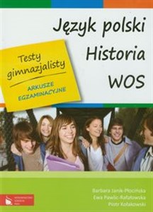Bild von Testy gimnazjalisty Język polski Historia WOS Arkusze egzaminacyjne