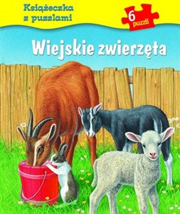 Obrazek Wiejskie zwierzęta. Książeczka z puzzlami