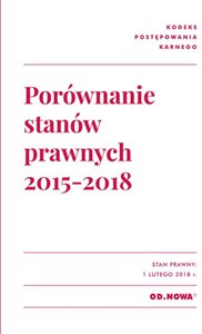 Obrazek Porównanie stanów prawnych KPK 2015-2018