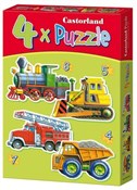 Zeige Details für 4x PUZZLE WYWROTKA SPYCHACZ LOKOMOTYWA STRAŻ POŻARNA WIEK 4+ 4x PUZZLE ... -  Książka z wysyłką do Niemiec