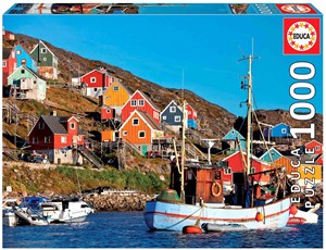 Obrazek Puzzle 1000 Skandynawskie domy 109575
