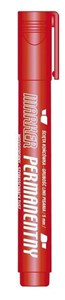 Obrazek Marker pernamentny czerwoni KM101-CS (12szt)