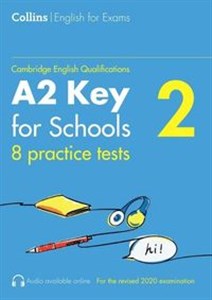 Bild von Collins Cambridge English Qualifications  A2 Key for Schools 8  Practice Tests