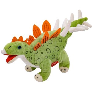Obrazek Maskotka pluszowy dinozaur stegozaur jasny zielony 30cm 12941