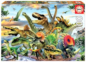 Bild von Puzzle 500 Dinozaury G3