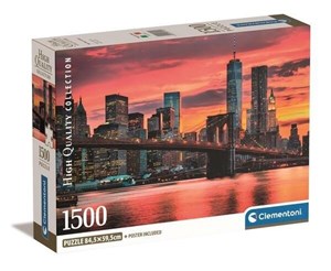 Bild von Puzzle 1500 Compact East River At Dusk 31712