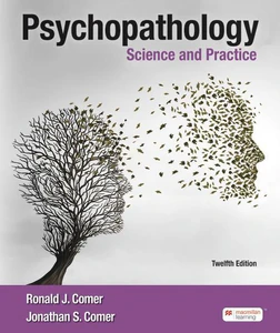 Obrazek COMER, R: PSYCHOPATHOLOGY: SCIENCE AND PRACTICE