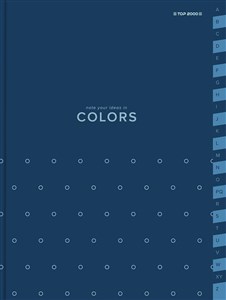 Obrazek Skorowidz A4/96K kratka Colors niebieski (5szt)