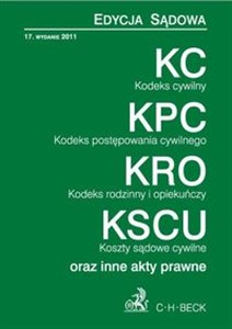 Obrazek Kodeks cywilny Kodeks postępowania cywilnego Kodeks rodzinny i opiekuńczy Koszty sądowe cywilne oraz inne akty prawne