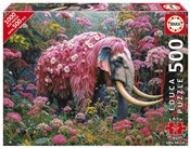 Zeige Details für Puzzle 500 Kwiatowy Słoń 113447 Polska książka : Puzzle 500...