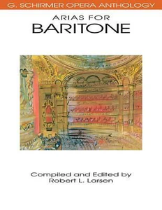 Obrazek VARIOUS COMPOSERS ARIAS FOR BARITONE G. SCHIRMER OPERA ANTHO