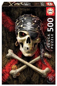 Bild von Puzzle 500 Czaszka piracka G3