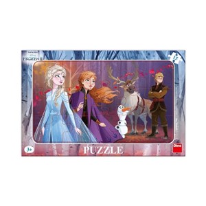 Bild von Puzzle 15 ramkowe Kraina Lodu Frozen II