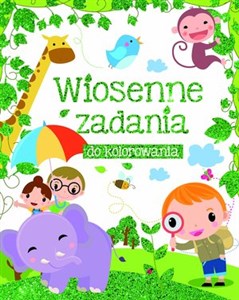 Obrazek Wiosenne zadania do kolorowania