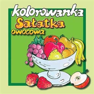 Obrazek Sałatka owocowa - kolorowanka