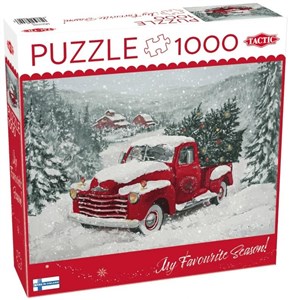 Bild von Puzzle 1000 Christmas Tree Truck