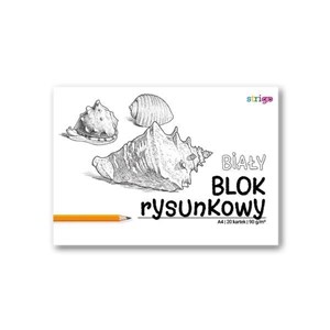 Obrazek Blok rysunkowy biały A4/20K (10szt) STRIGO