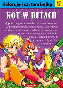 Obrazek Koloruję i czytam bajkę Kot w butach