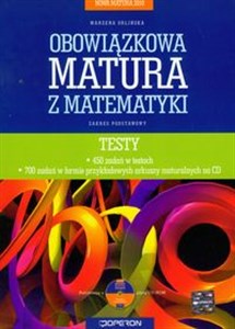 Obrazek Nowa Matura 2010 Obowiązkowa matura z matematyki Testy z płytą CD zakres podstawowy
