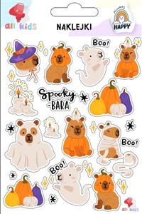 Bild von Naklejki dla dzieci Kapibara Halloween