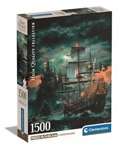 Bild von Puzzle 1500 Compact The Pirates Ship 31719