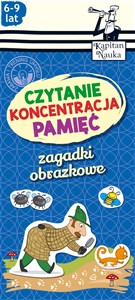 Obrazek Zagadki obrazkowe Czytanie Koncentracja Pamięć 6-9 lat