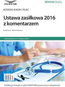 Obrazek Ustawa zasiłkowa 2016 z komentarzem