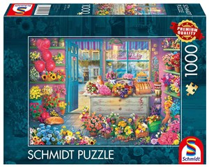 Bild von Puzzle 1000 PQ Kwiaciarnia 112739