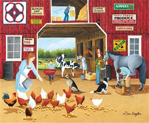 Bild von Puzzle 1000 Życie na farmie