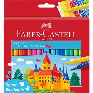 Obrazek Flamastry Faber-Castell Zamek, 36 kolorów (554203 FC)