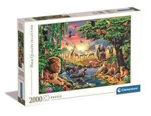 Bild von Puzzle 2000 HQ The African Gathering 32081