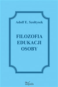 Bild von Filozofia edukacji osoby