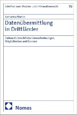 Obrazek MARTIN, K: DATENÜBERMITTLUNG IN DRITTLÄNDER