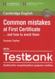 Bild von Common Mistakes at First Certificate with Testbank