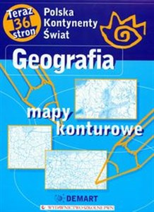Bild von Geografia Mapy konturowe Polska, kontynenty, świat