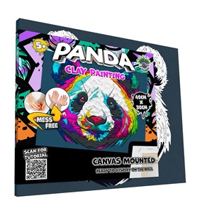Bild von Obraz do wyklejania plasteliną - Panda Zestaw do wyklejania plasteliną