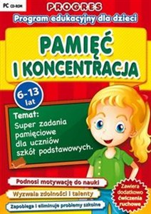 Bild von Progres Pamięć i Koncentracja 6-13 lat Program edukacyjny dla dzieci