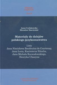 Bild von Materiały do dziejów polskiego językoznawstwa Biblioteka LingVariów tom 8