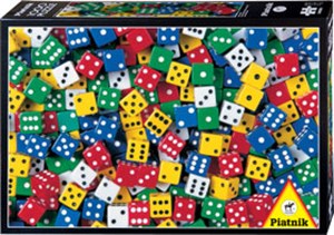 Obrazek Puzzle Piatnik kości 1000