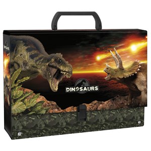 Obrazek Teczka z rączką gruba Dinozaur 18