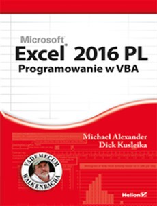 Obrazek Excel 2016 PL. Programowanie w VBA. Vademecum Walkenbacha