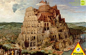 Obrazek Puzzle Piatnik Wieża Babel 1000