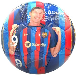 Bild von Piłka nożna FC Barcelona Lewandowski 22/23 size 5