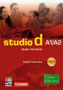 Obrazek Studio d A1/A2 język niemiecki zeszyt maturalny z płytą CD Szkoły ponadgimnazjalne