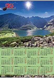 Obrazek Kalendarz 2026 plakatowy KP-B1 1szt.mix