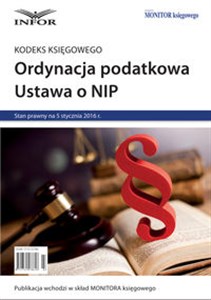 Obrazek Ordynacja podatkowa Ustawa o NIP