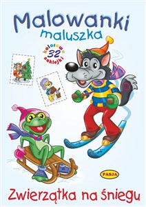 Bild von Malowanki maluszka Zwierzątka na śniegu