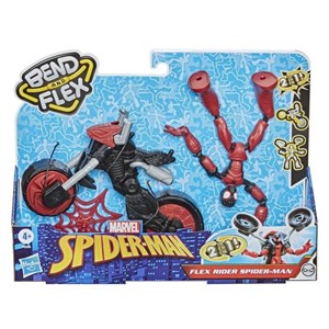 Obrazek Spider-Man Bend and Flex figurka 15cm + motocykl